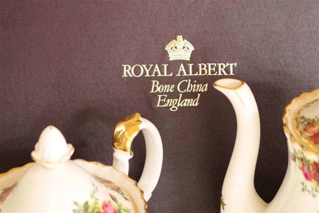 A Royal Albert Old Country Roses table ware